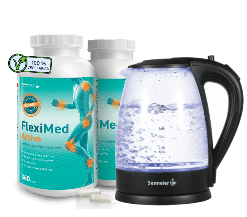 Obrázok balenia doplnku stravy FlexiMax obsahujúci 60 kapsúl.