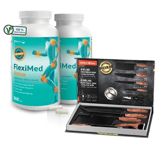 Obrázok balenia doplnku stravy FlexiMax obsahujúci 60 kapsúl.